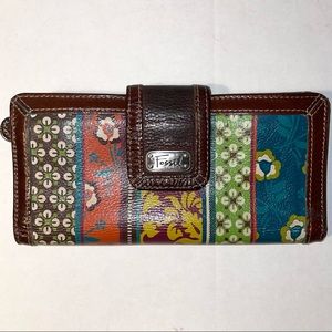 Fossil Floral Multi Color Organizer Wallet